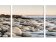 PEBBLES ON THE BEACH 60x180cm / 3ks (60x60)cm