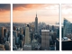 SKYSCRAPERS IN NEW YORK 60x180 cm / 3 ks (60x60) cm