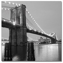 BRIDGE IN NEW YORK III 70x70 cm