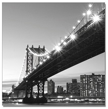 BRIDGE IN NEW YORK II 70x70 cm