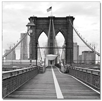 BRIDGE IN NEW YORK IV 70x70 cm