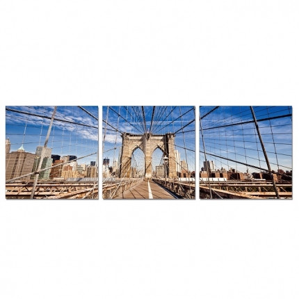 BRIDGE IN NEW YORK 60x180 cm / 3 ks (60x60) cm